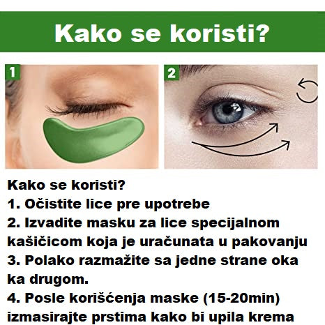 Maska od Morske trave sa Aloa verom za podočnjake i bore- 30 komada