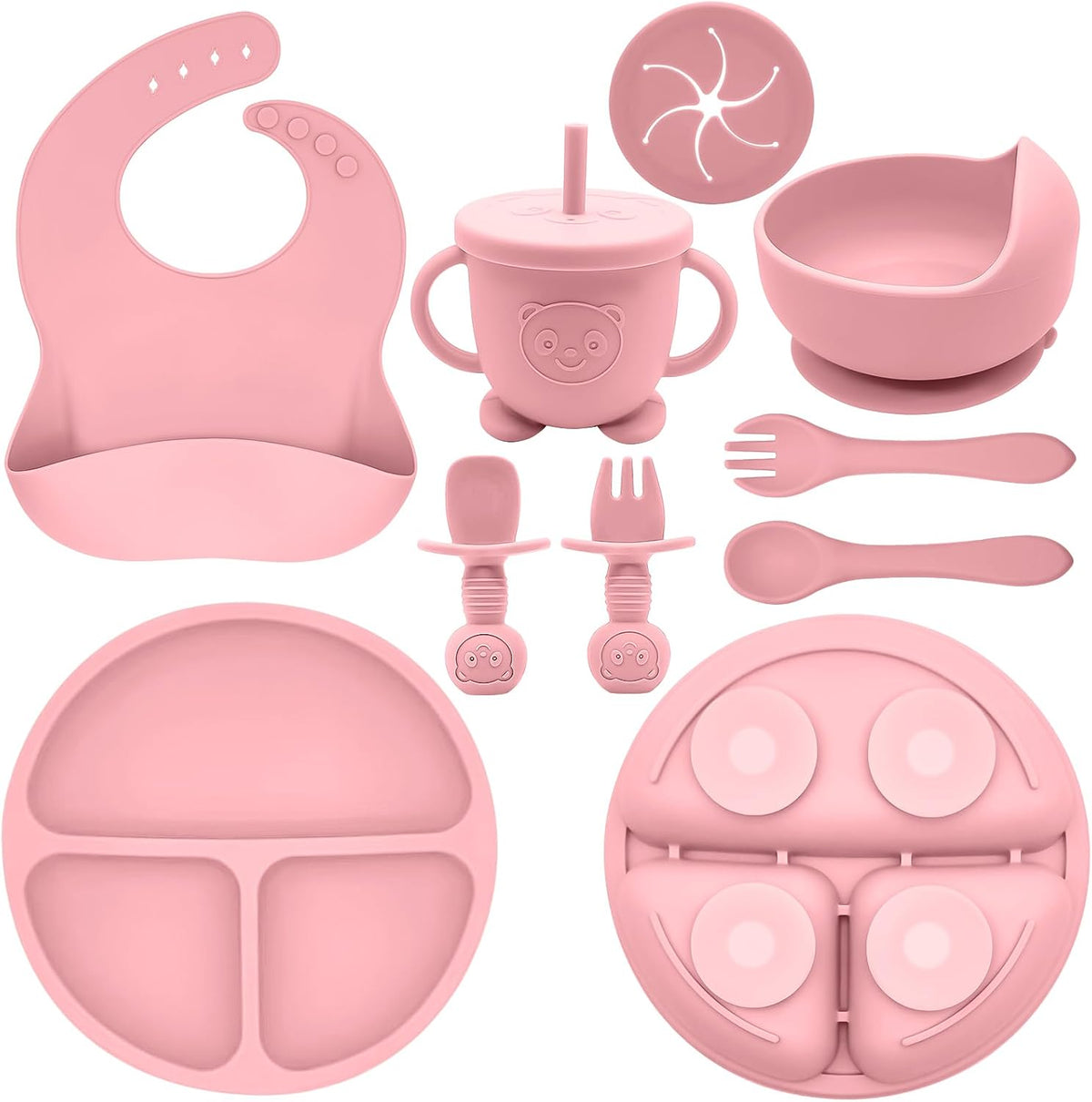 Silikonski set za hranjenje beba – 8 delova