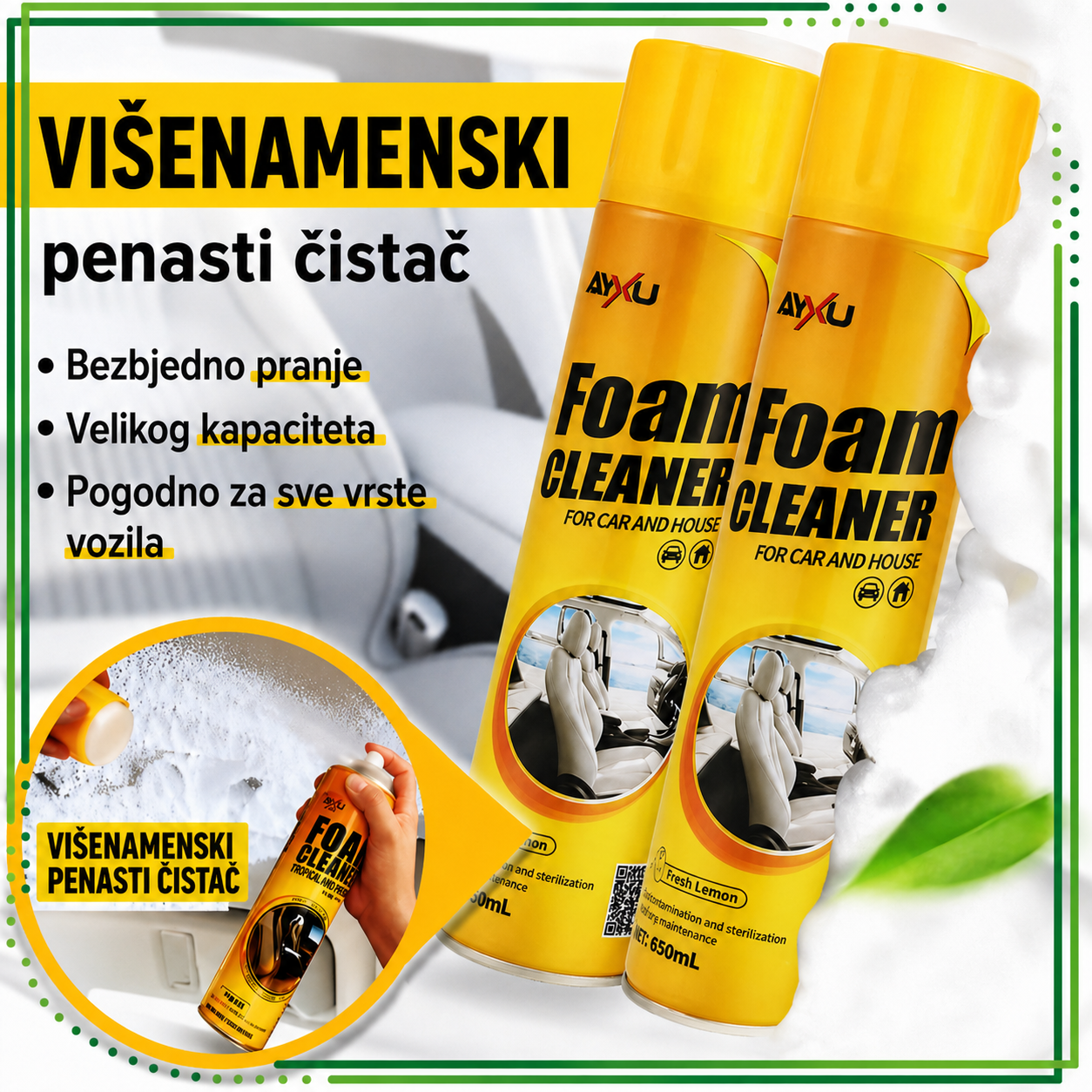 Višenamenska pena za čišćenje